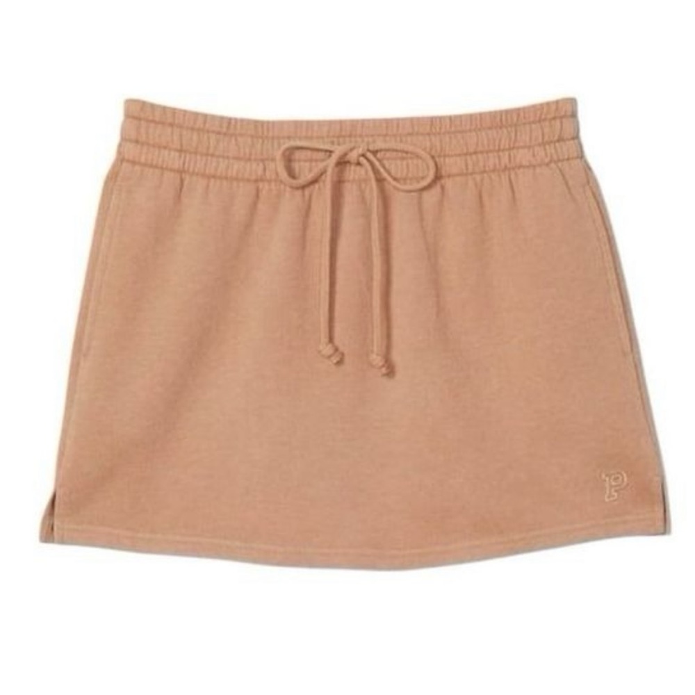 PINK Victoria's Secret High Waist Fleece Skirt Wash Women’s SMALL